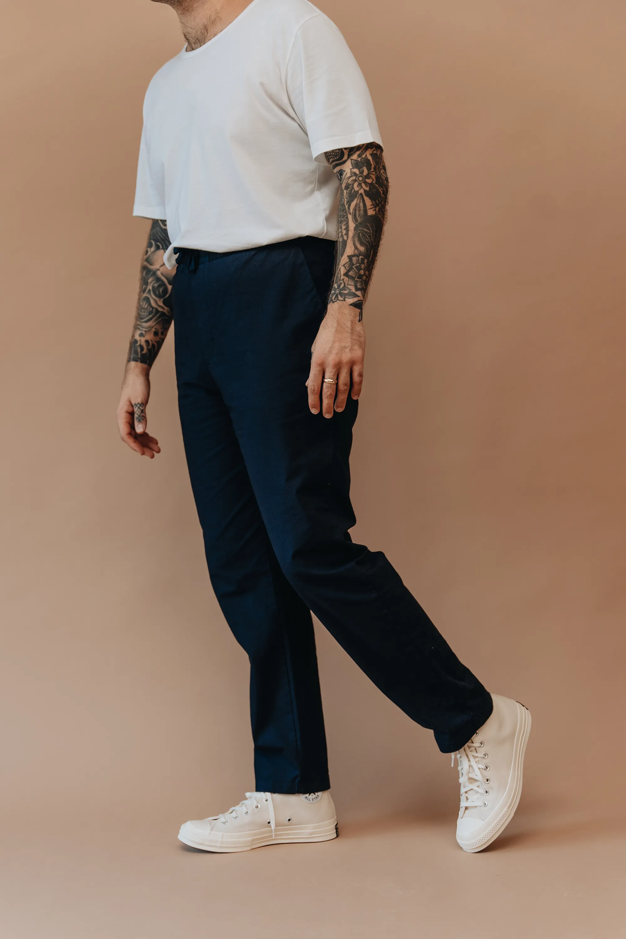 Organic Ripstop Drawstring Trouser