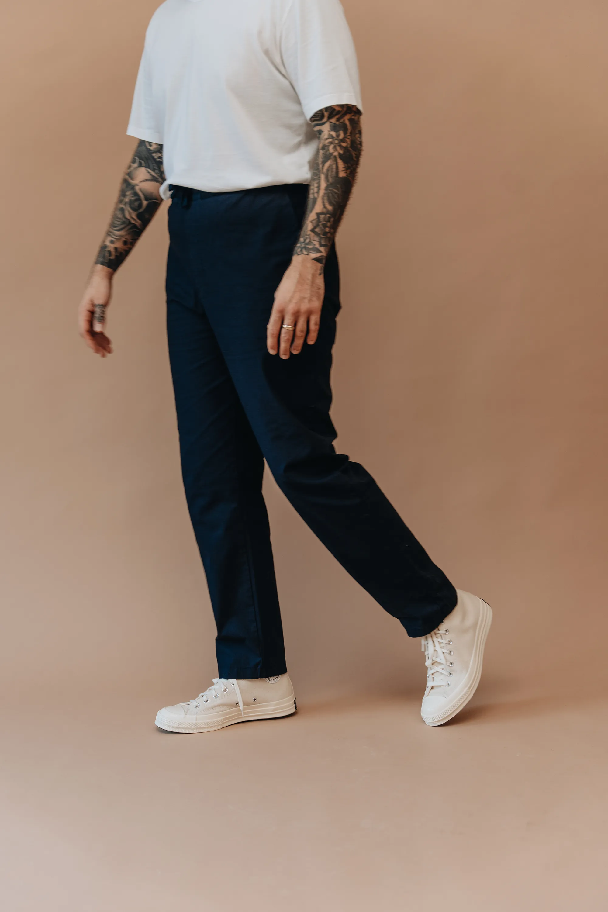 Organic Ripstop Drawstring Trouser