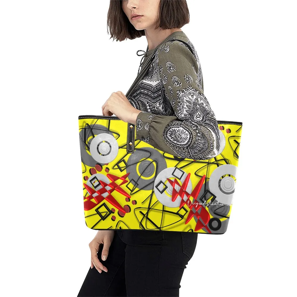 Origen Destination Elec Women's Rivet-strap Large Tote Bag