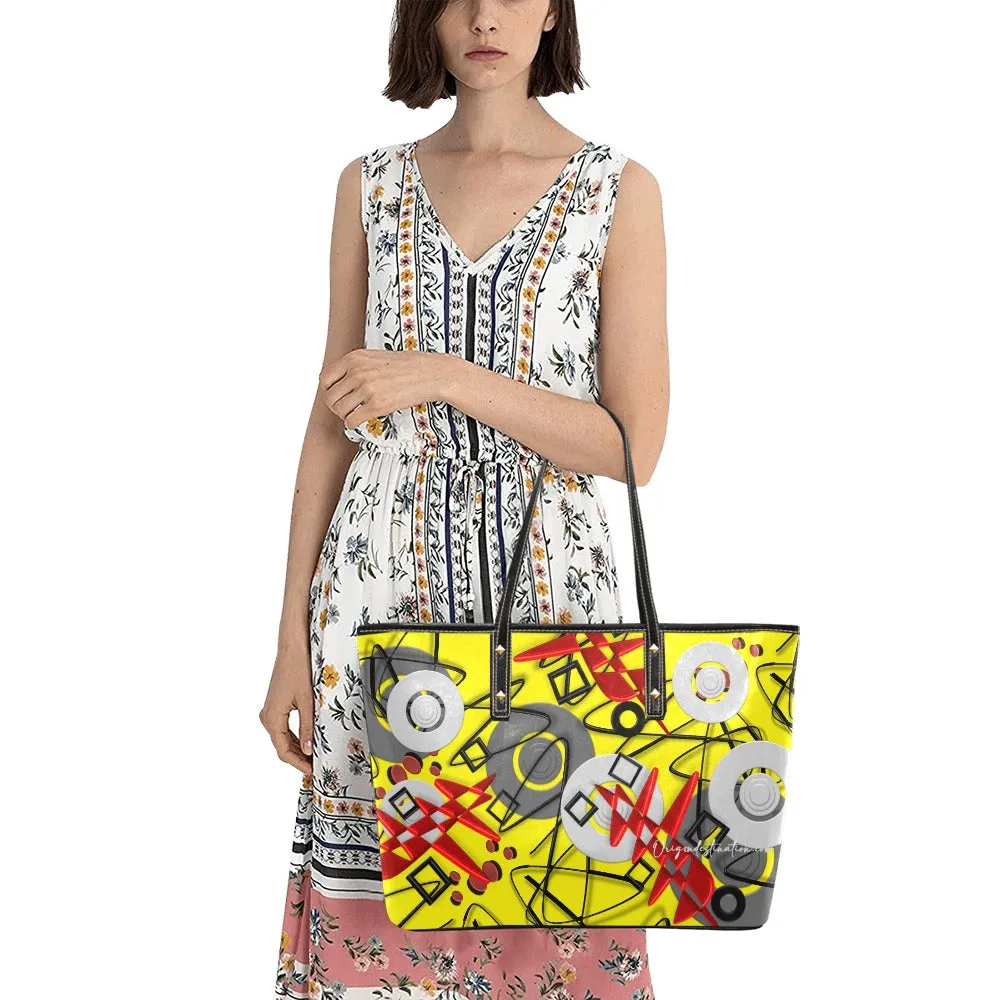 Origen Destination Elec Women's Rivet-strap Large Tote Bag