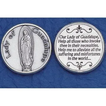 Our Lady of Guadalupe Italian Pocket Token Coin