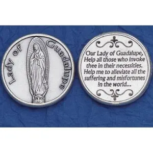 Our Lady of Guadalupe Italian Pocket Token Coin