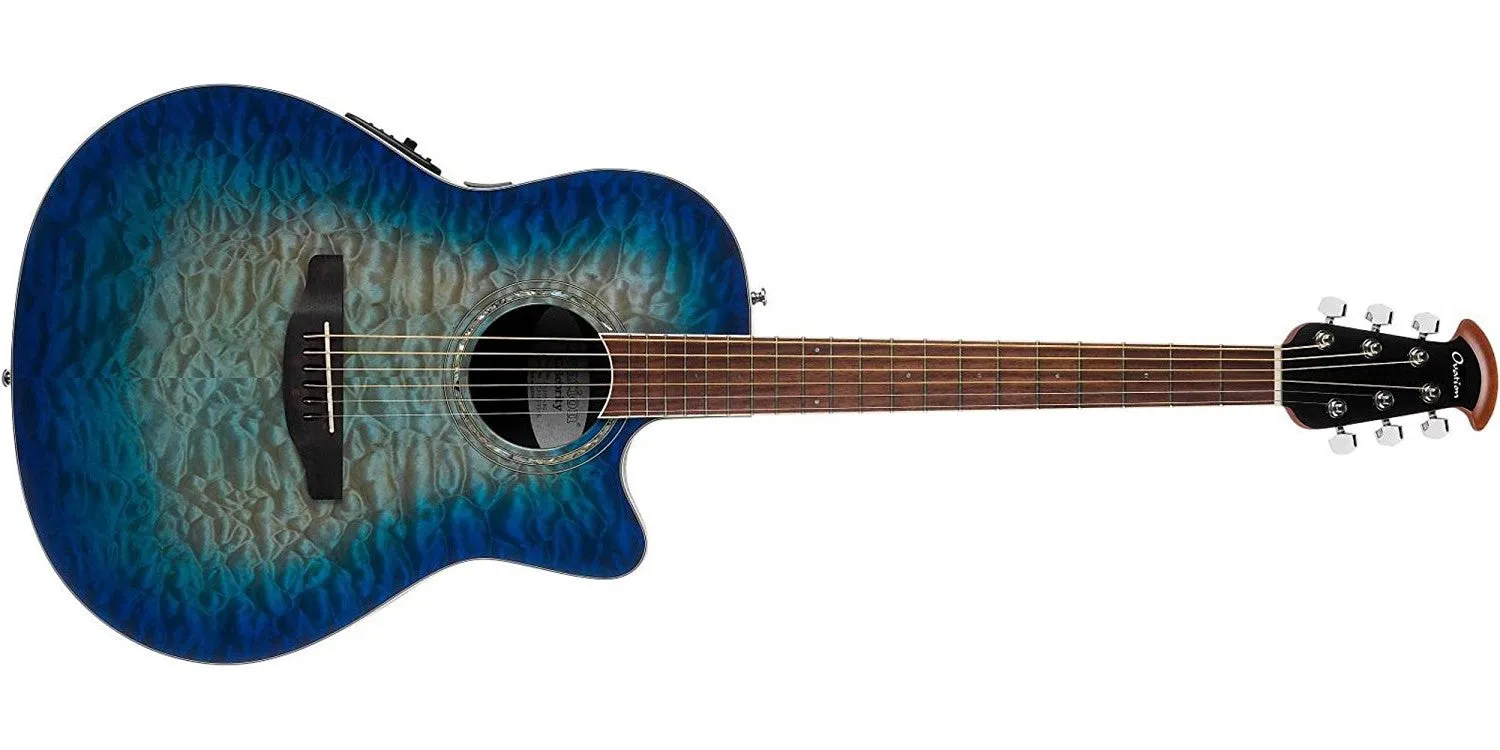 Ovation Celebrity Plus Super Shallow Acoustic-Electric Guitar, Regal to Natural CS28P-RG