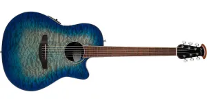 Ovation Celebrity Plus Super Shallow Acoustic-Electric Guitar, Regal to Natural CS28P-RG