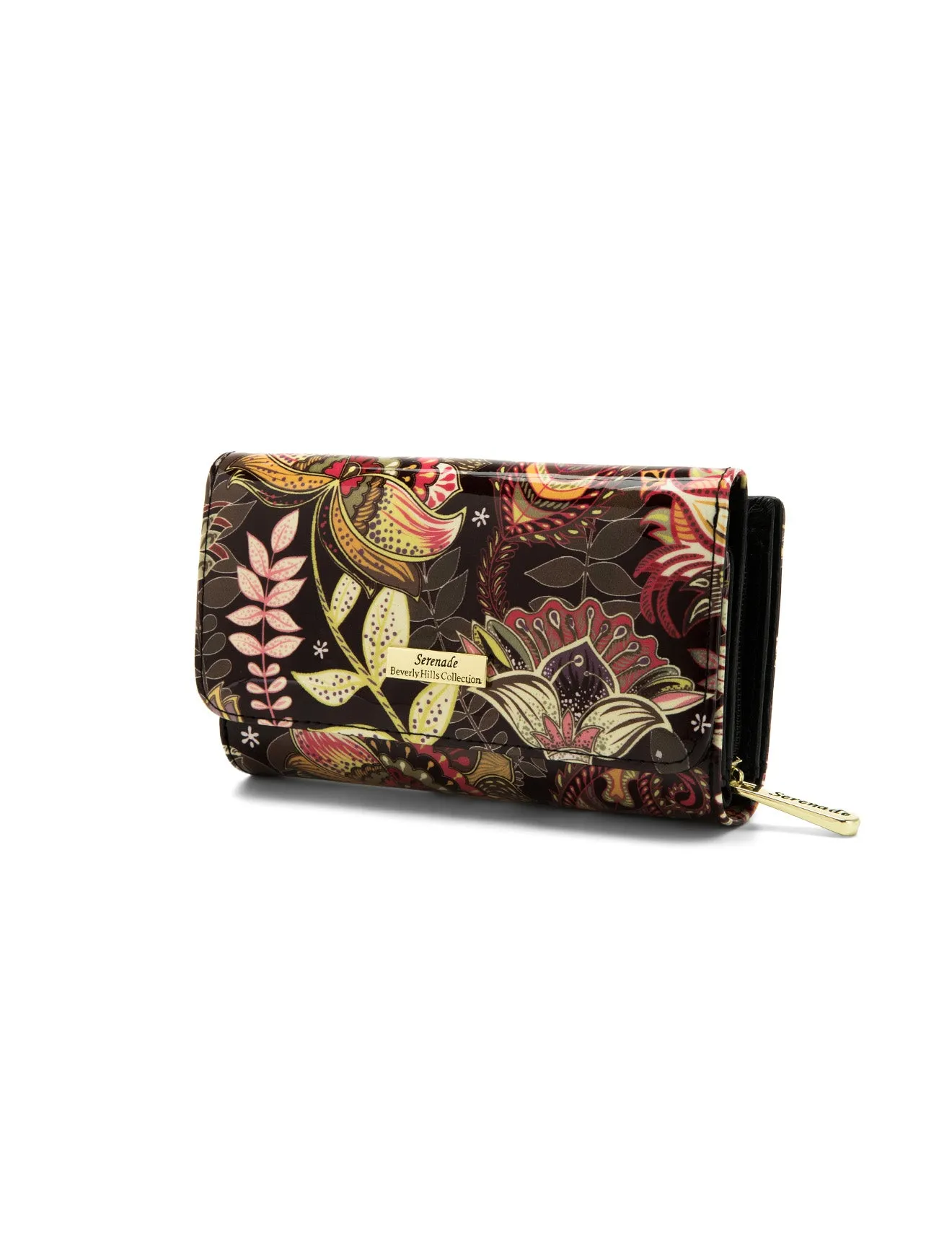 PAVANI  MEDIUM PATENT LEATHER WALLET WITH RFID- WSF3602- NEW IN