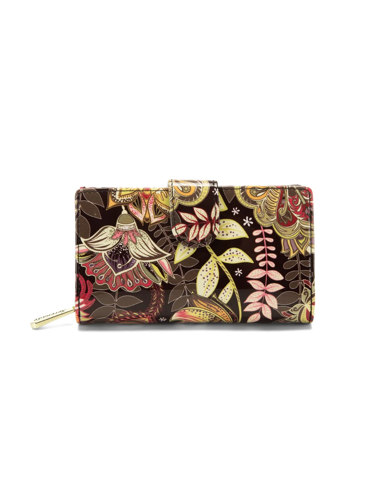 PAVANI  MEDIUM PATENT LEATHER WALLET WITH RFID- WSF3602- NEW IN