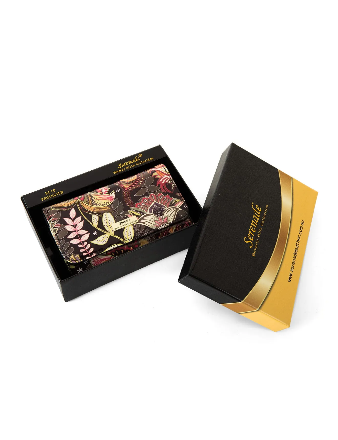 PAVANI  MEDIUM PATENT LEATHER WALLET WITH RFID- WSF3602- NEW IN