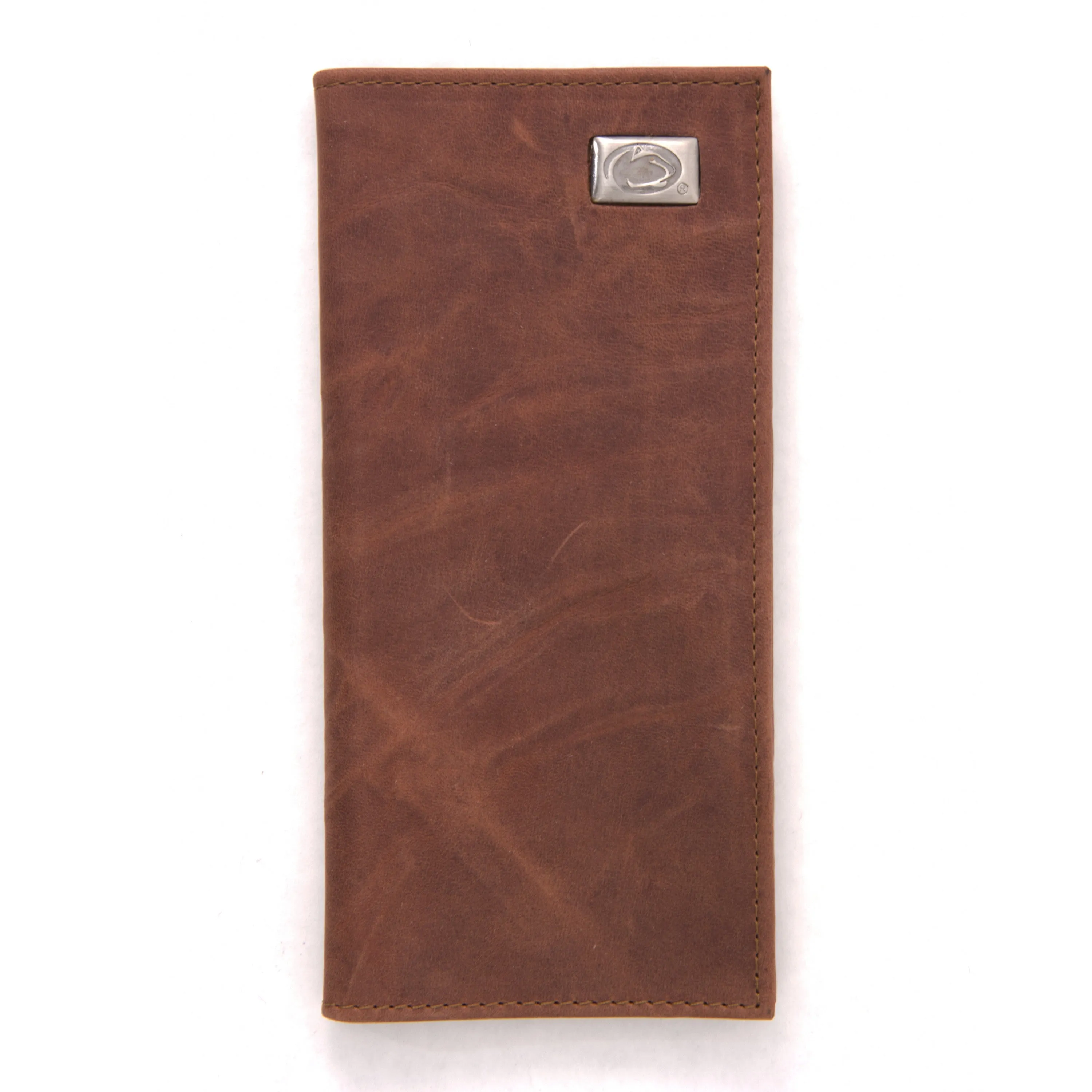 Penn State Nittany Lions Brown Secretary Leather Wallet