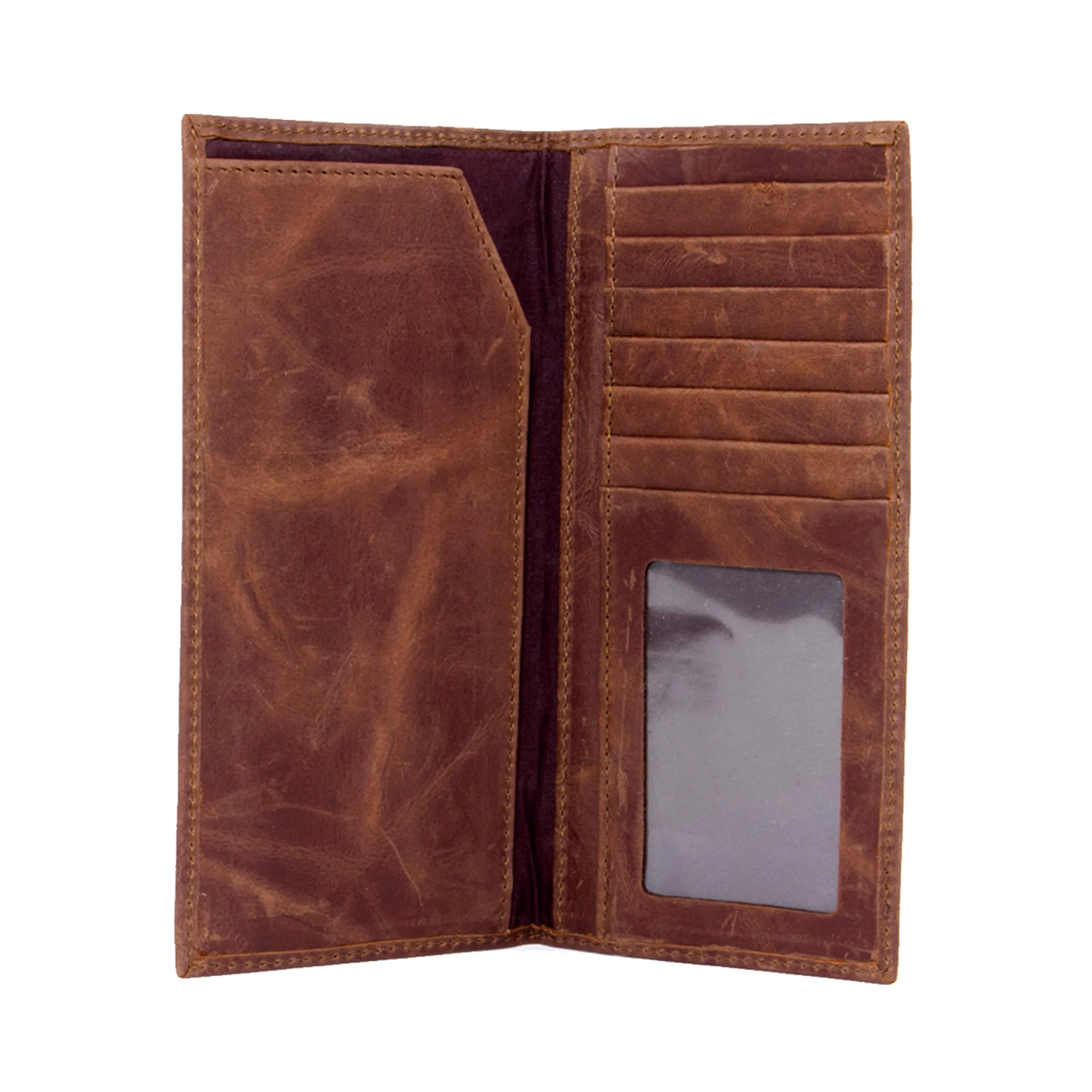 Penn State Nittany Lions Brown Secretary Leather Wallet