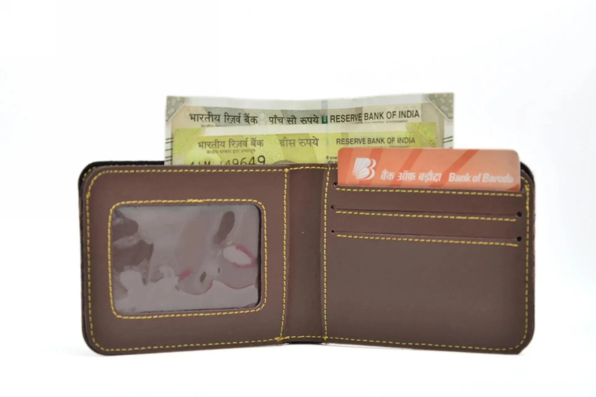 Personalised Pastel Temperature Display Bottle & All in One Men's Combo (4 pcs) - Brown