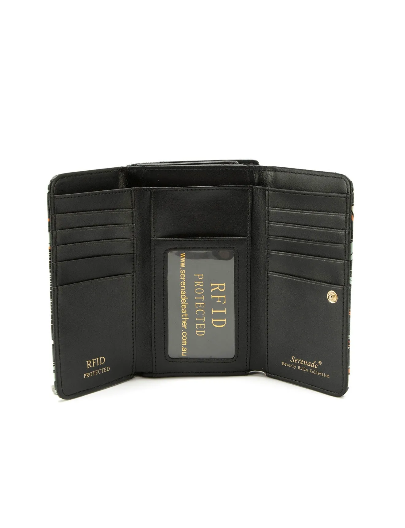 PHYLLIS MED LEATHER RFID WALLET-WSN8202-SALE