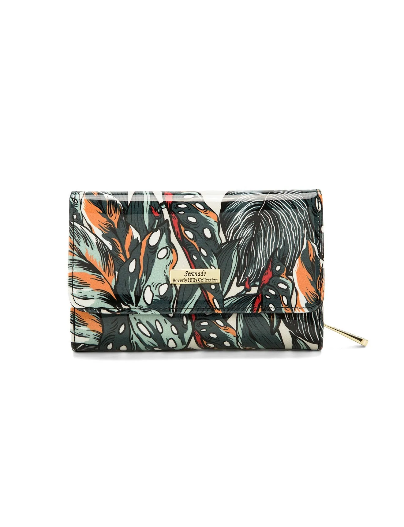 PHYLLIS MED LEATHER RFID WALLET-WSN8202-SALE