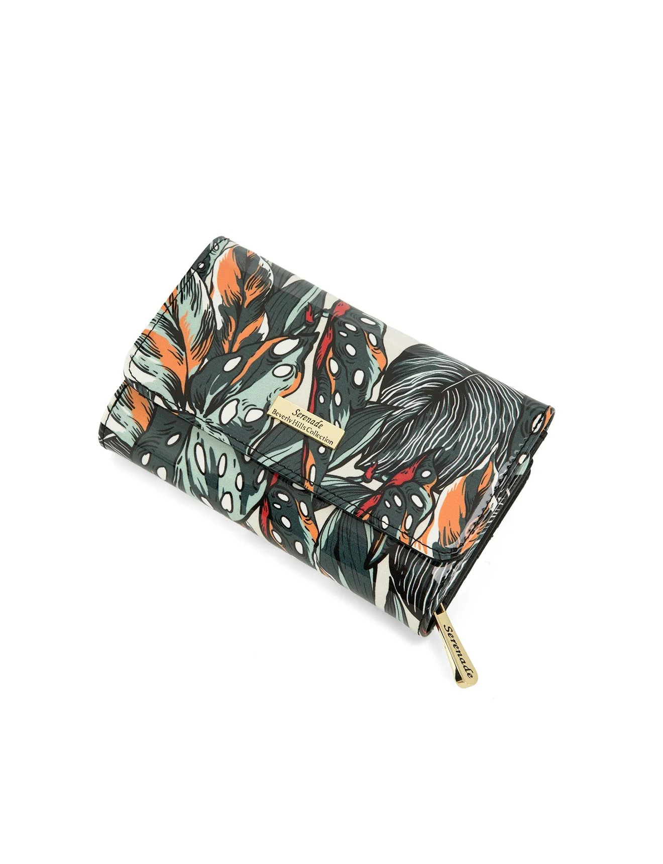 PHYLLIS MED LEATHER RFID WALLET-WSN8202-SALE