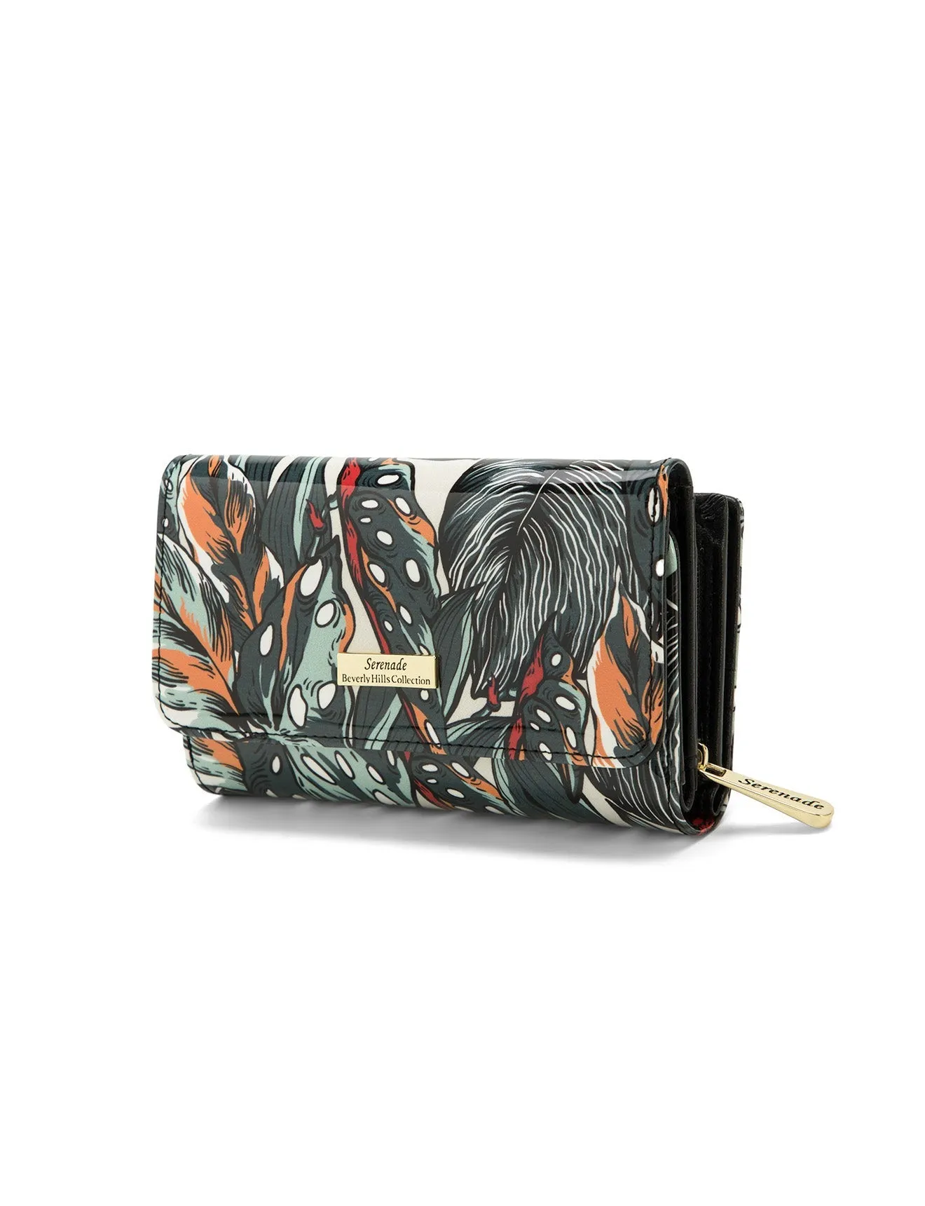PHYLLIS MED LEATHER RFID WALLET-WSN8202-SALE