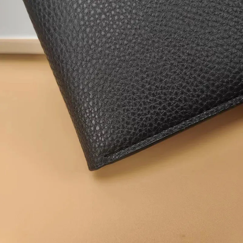 Plaid Soft Leather Men’s Wallet