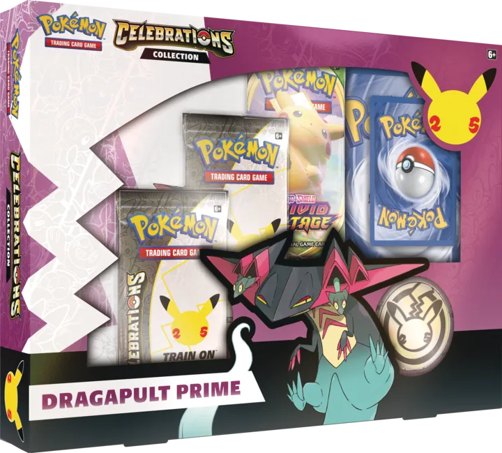 POKEMON - CELEBRATIONS - COLLECTION BOX - DRAGAPULT PRIME