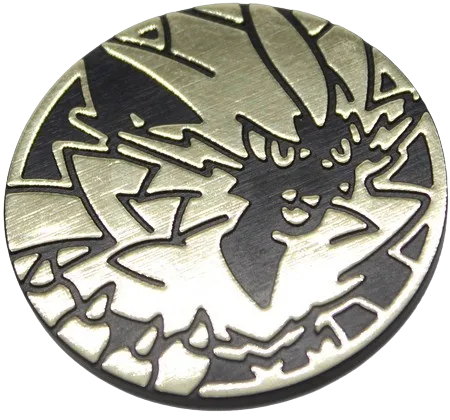 Pokemon Zeraora Large Collectible Coin (Gold Mirror Holofoil)