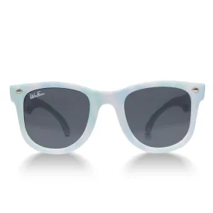 Polarized WeeFarers Sunglasses - Tie Dye Blue-Green