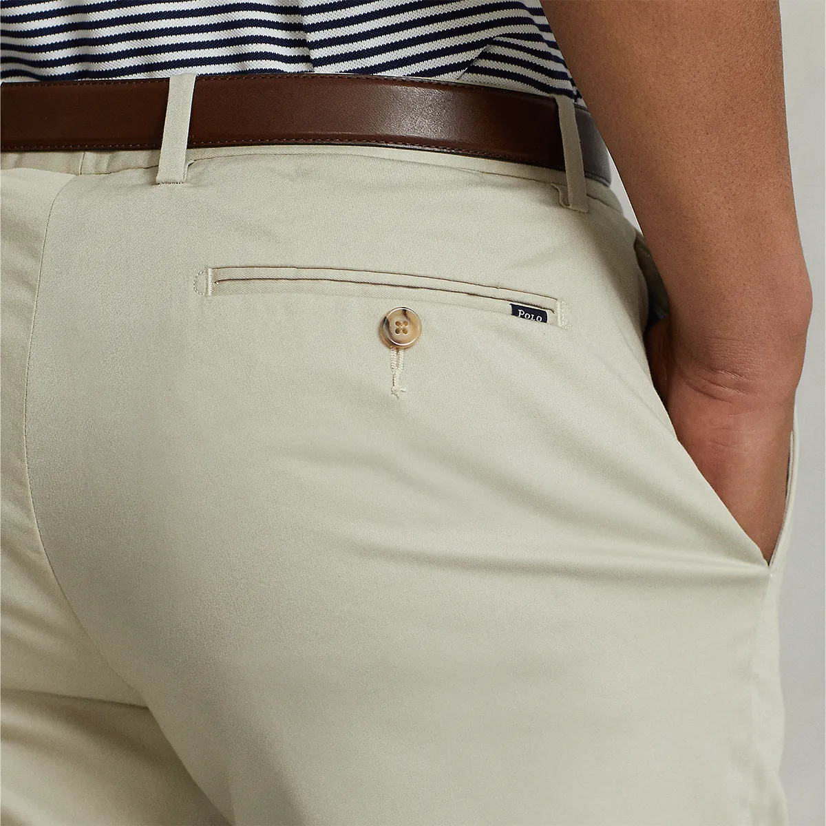 Polo Ralph Lauren - Stretch Straight Fit Shorts in Beige