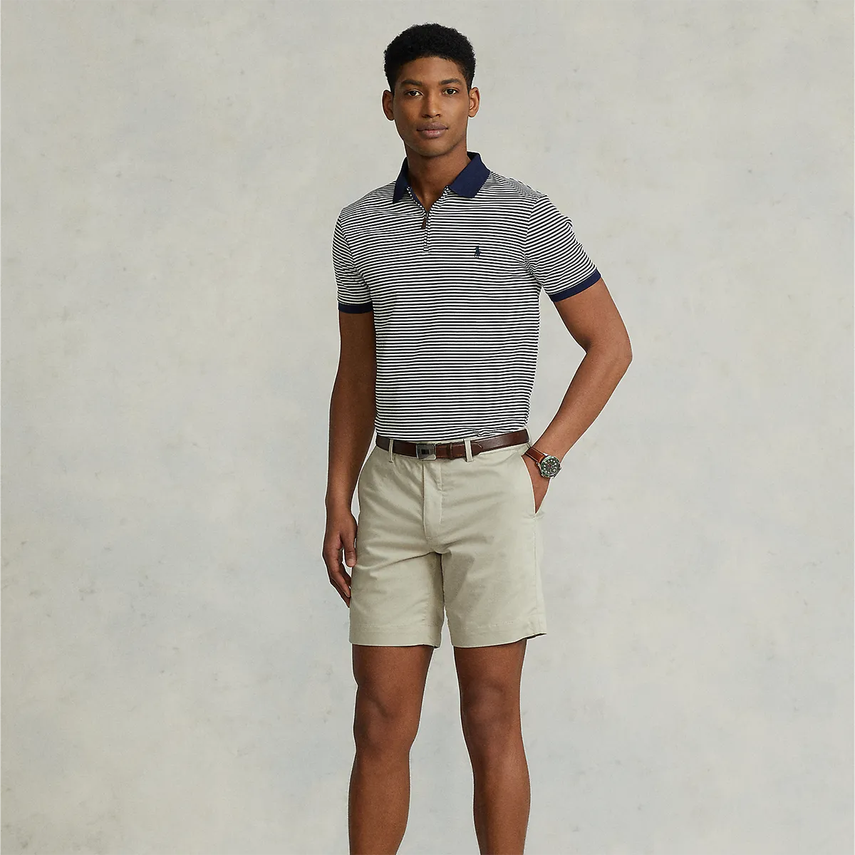 Polo Ralph Lauren - Stretch Straight Fit Shorts in Beige