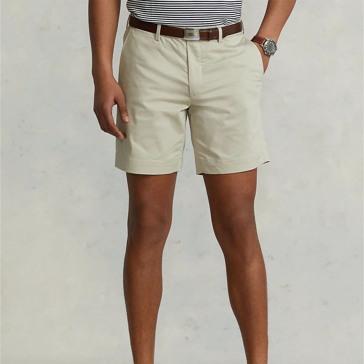 Polo Ralph Lauren - Stretch Straight Fit Shorts in Beige