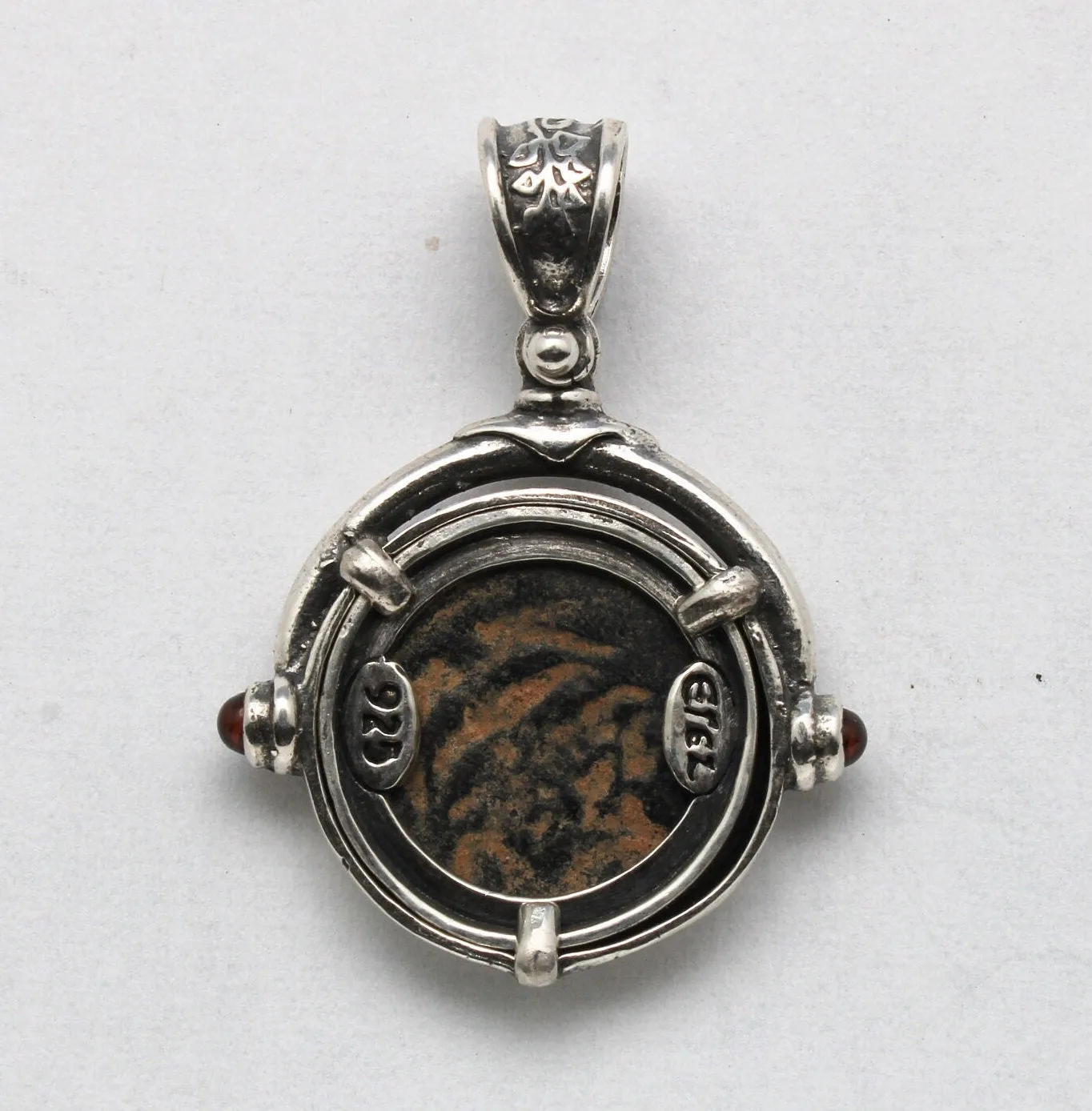 Pontius Pilate Prutah Coin, Silver Pendant, ID15273
