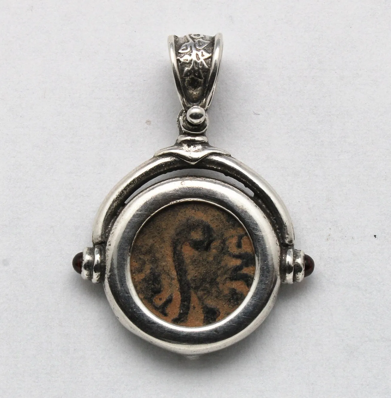 Pontius Pilate Prutah Coin, Silver Pendant, ID15273