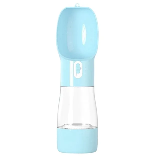 Portable Drinking Water Feeder Bowl  W/ Food Compartment