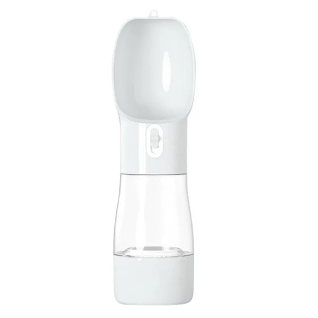 Portable Drinking Water Feeder Bowl  W/ Food Compartment