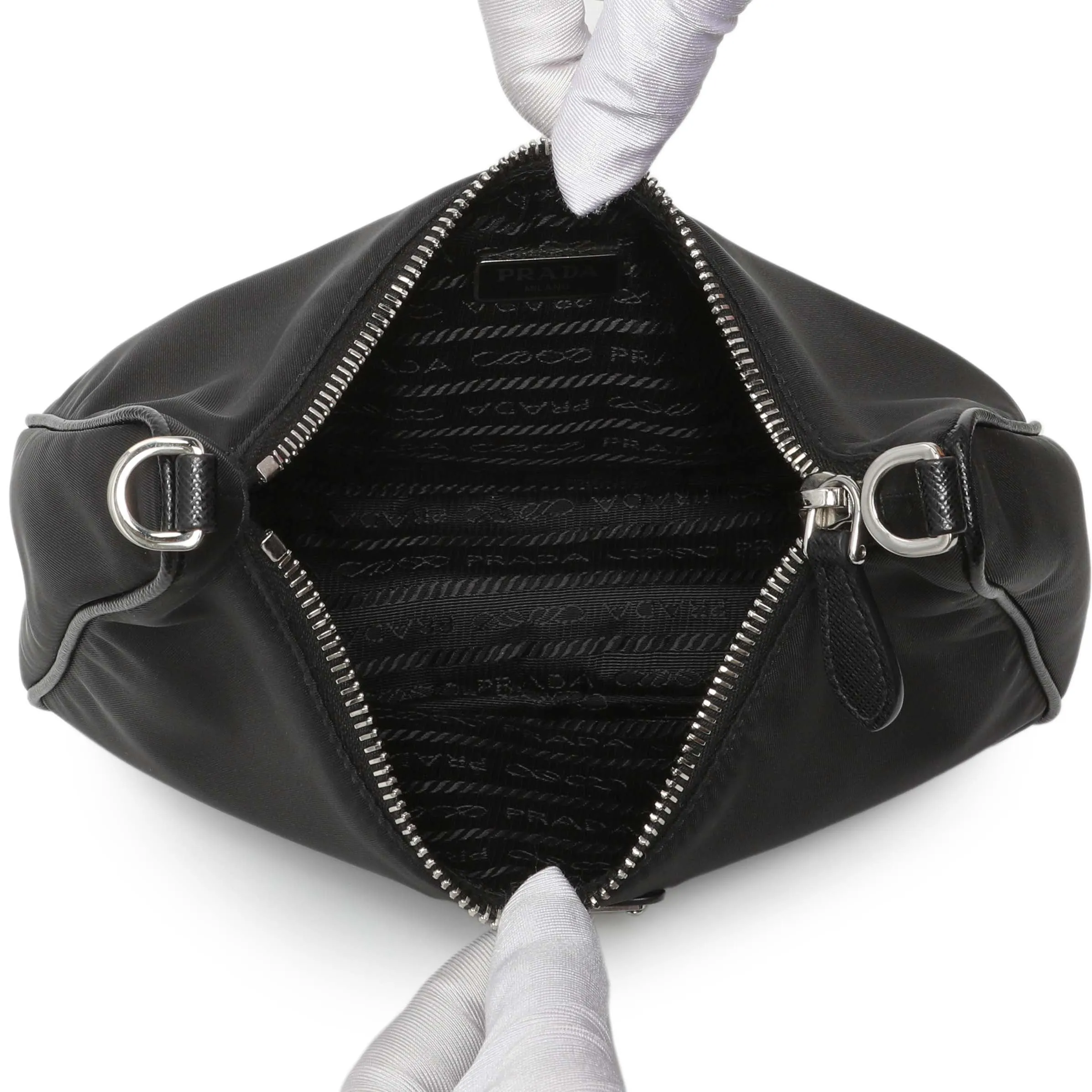 Prada Black Re-Nylon Re-Edition 2005 Shoulder Bag