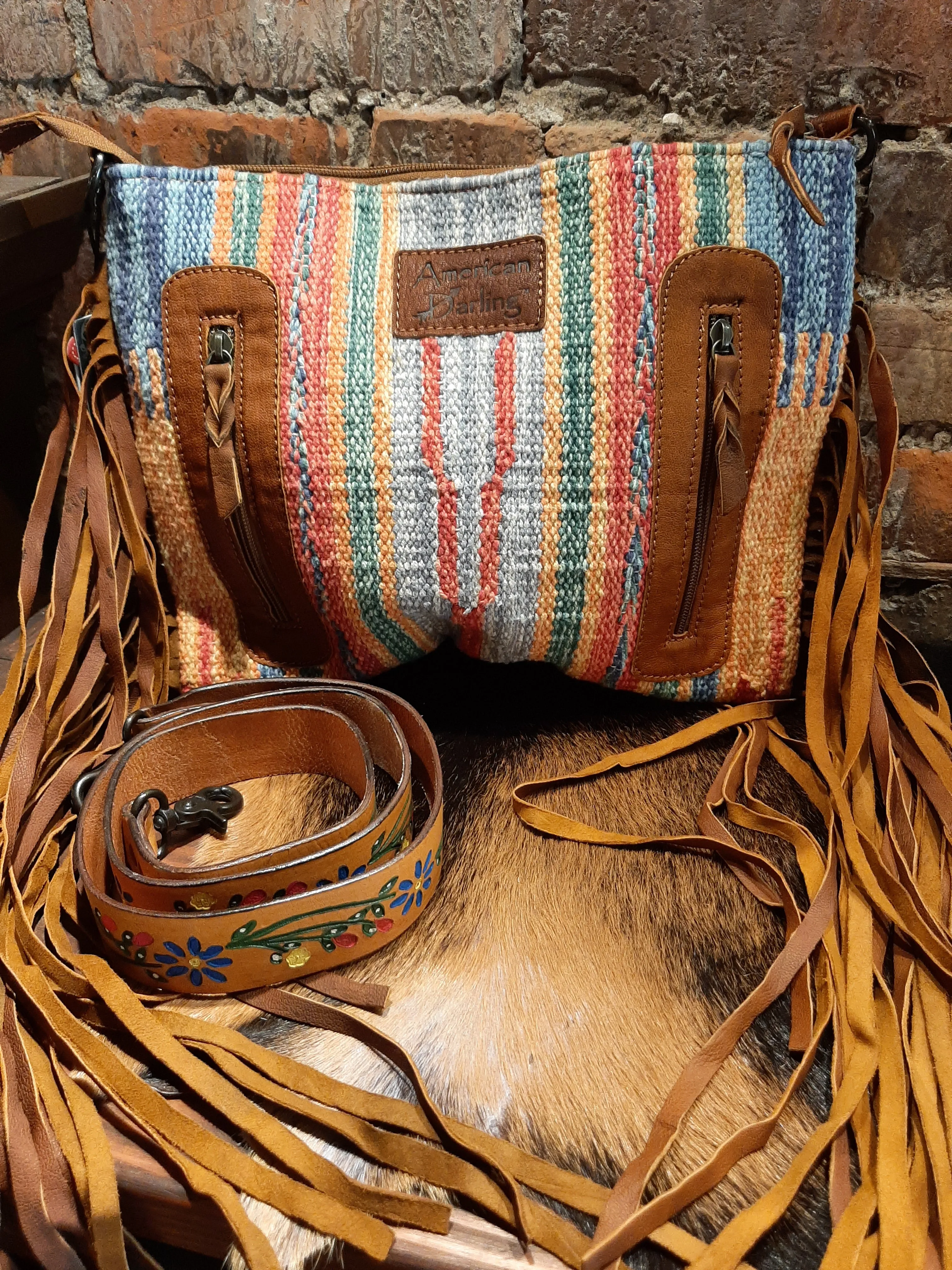 Prairie Meadow Saddle Blanket Crossbody