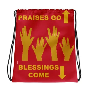 Praises Up Drawstring bag