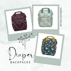 PRE-ORDER Premium Diaper Bag Backpack
