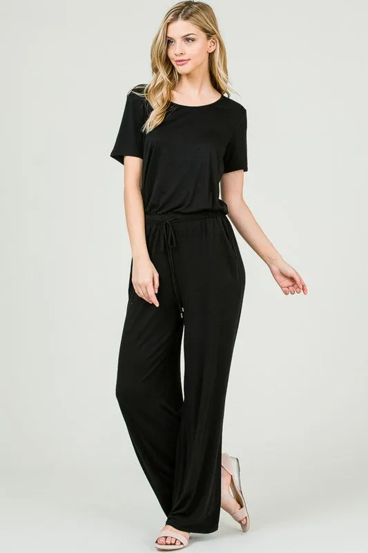 PROMENADE SOLID JUMPSUIT