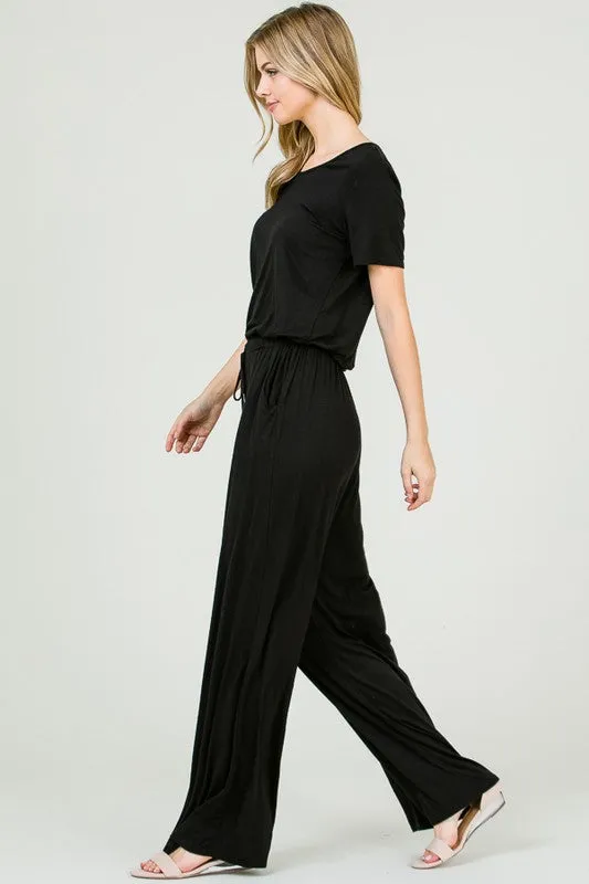 PROMENADE SOLID JUMPSUIT