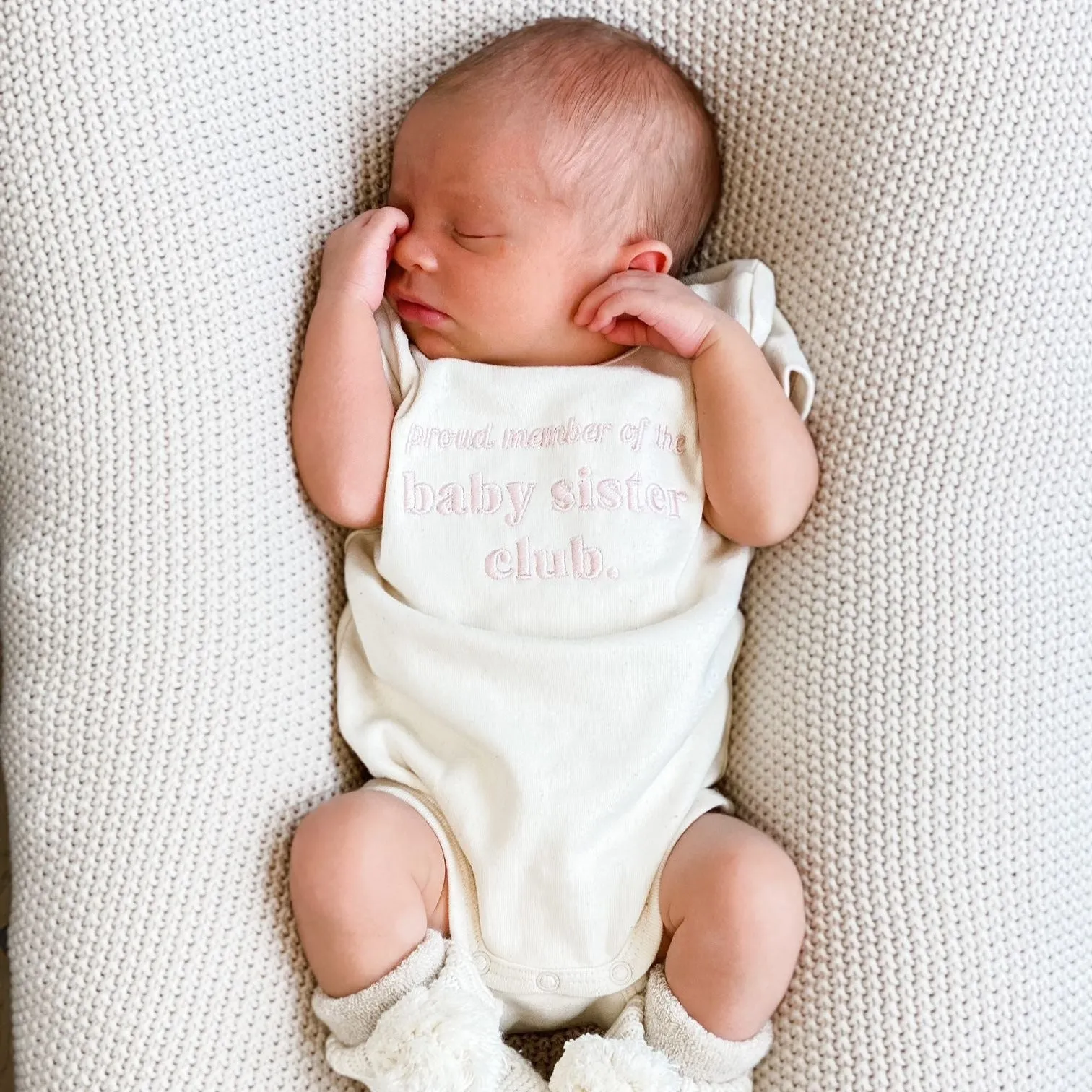 Proud member baby sibling Signature Baby Bodysuit