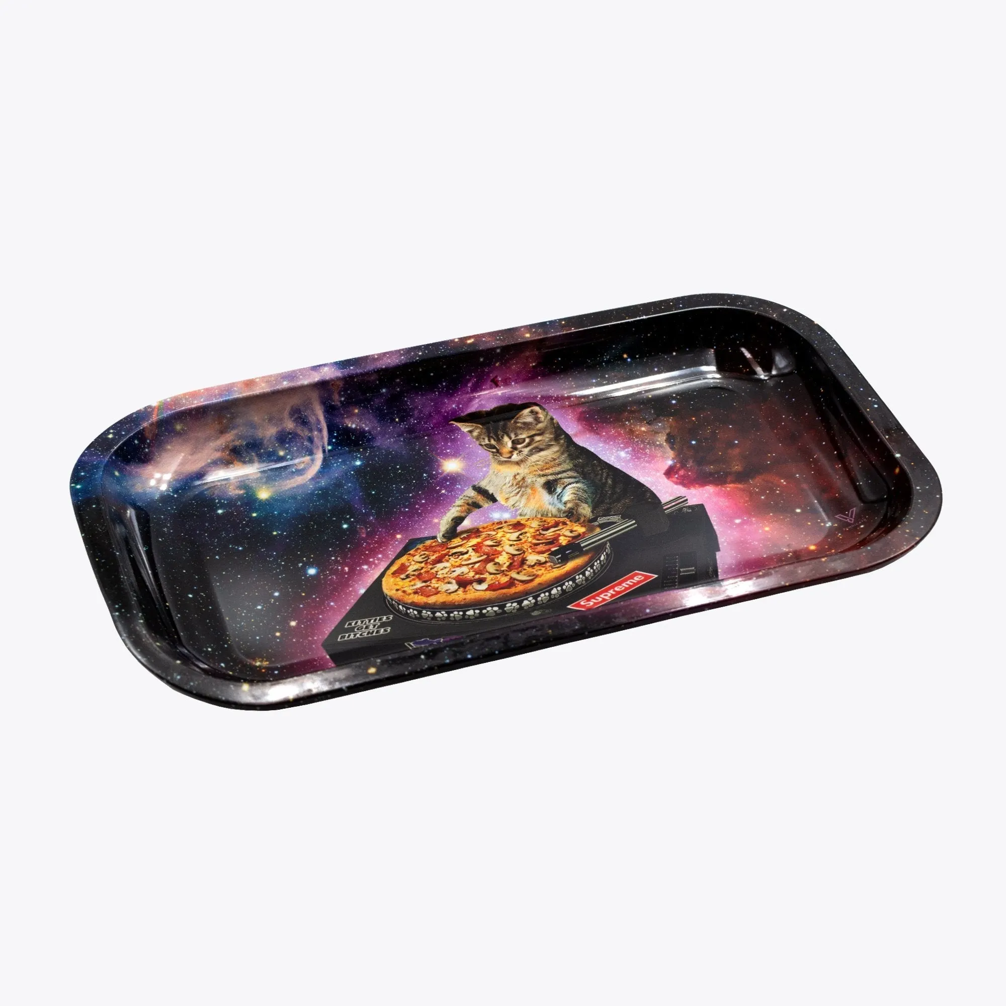 Pussy Vinyl Metal Rollin' Tray - Small or Medium Available - (1CT,5CT OR 10CT)