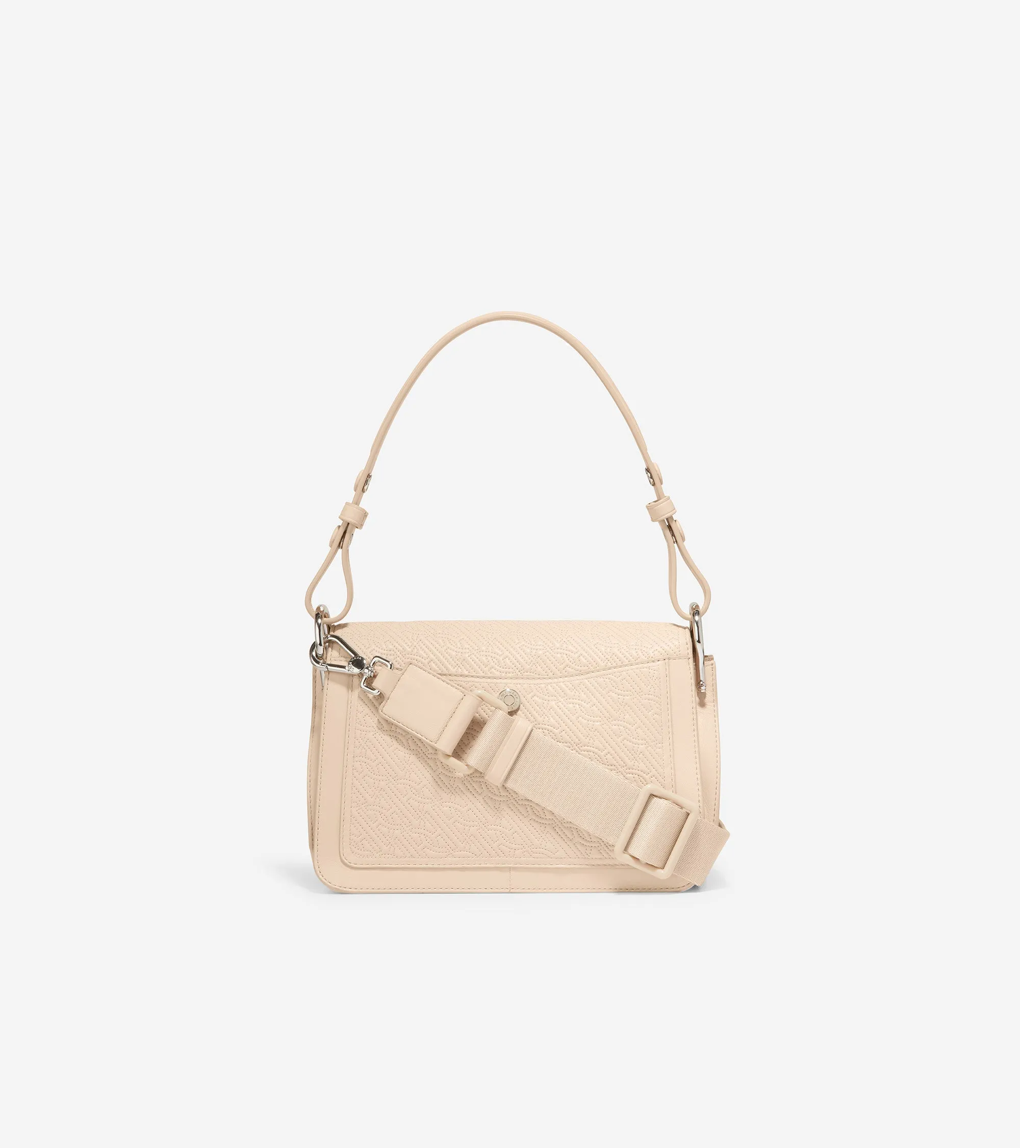 Quilted Logo Shoulder Bag