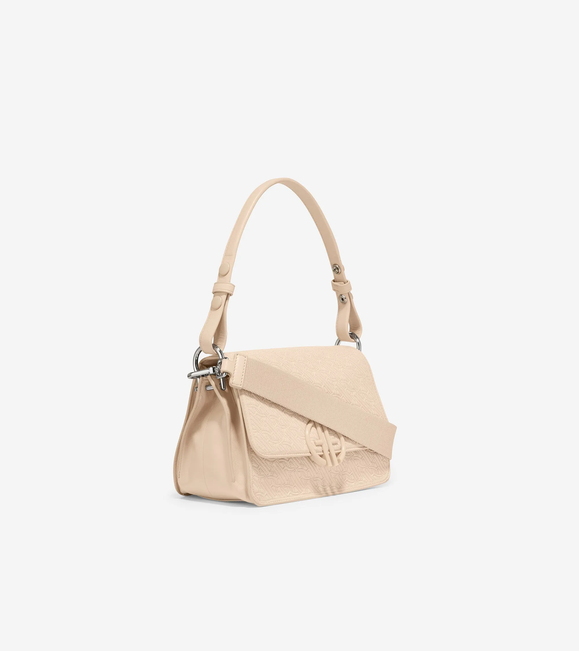 Quilted Logo Shoulder Bag