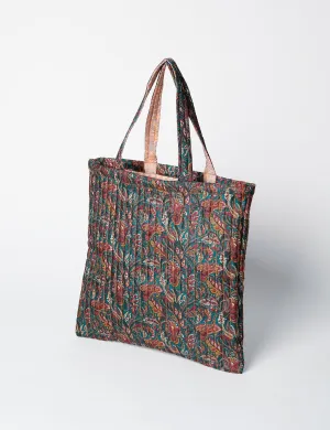 QUILTED SHOPPER BAG