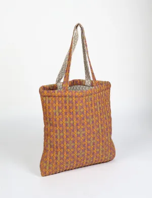 QUILTED SHOPPER BAG