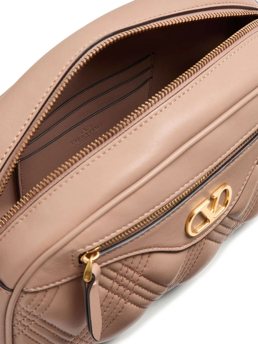 Quiltie 67 leather camera bag