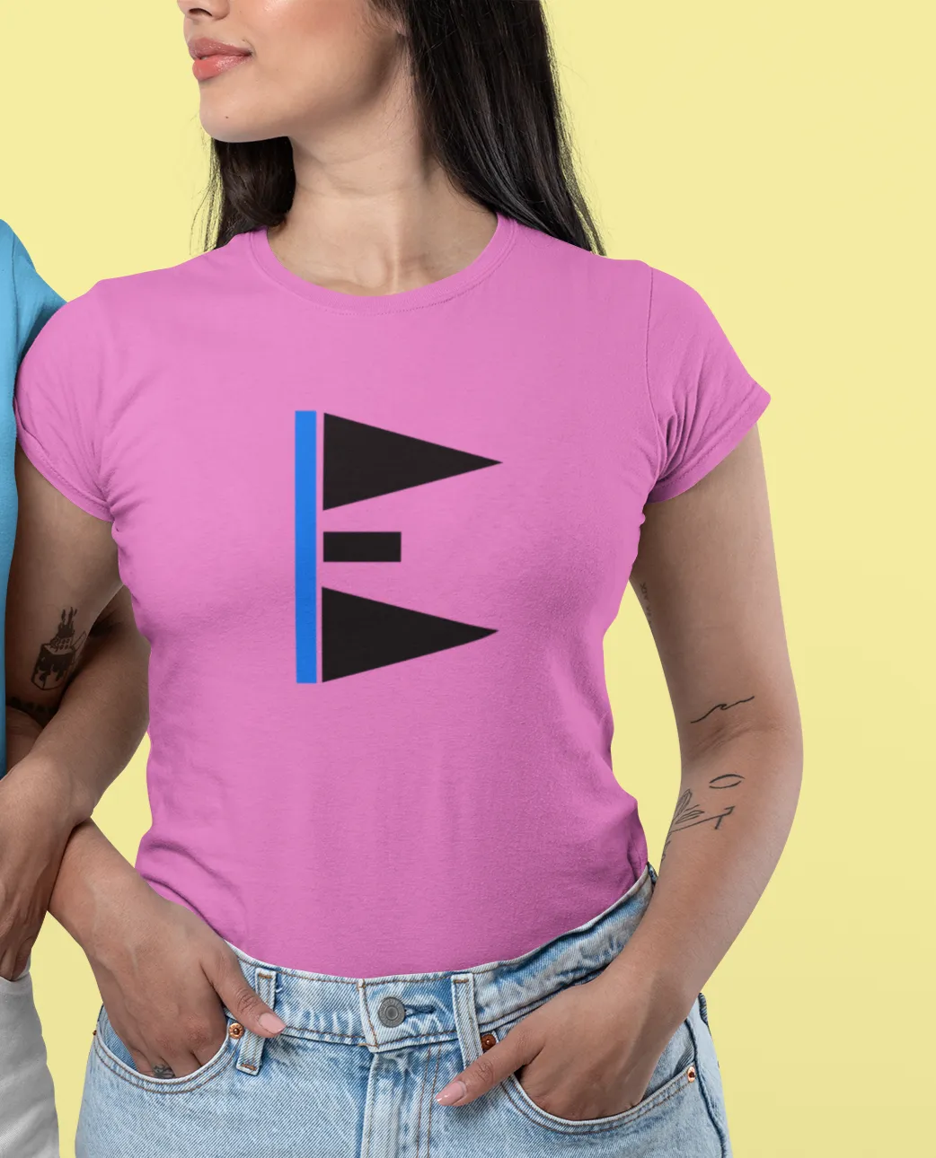 "E" Initial Adult T-shirt