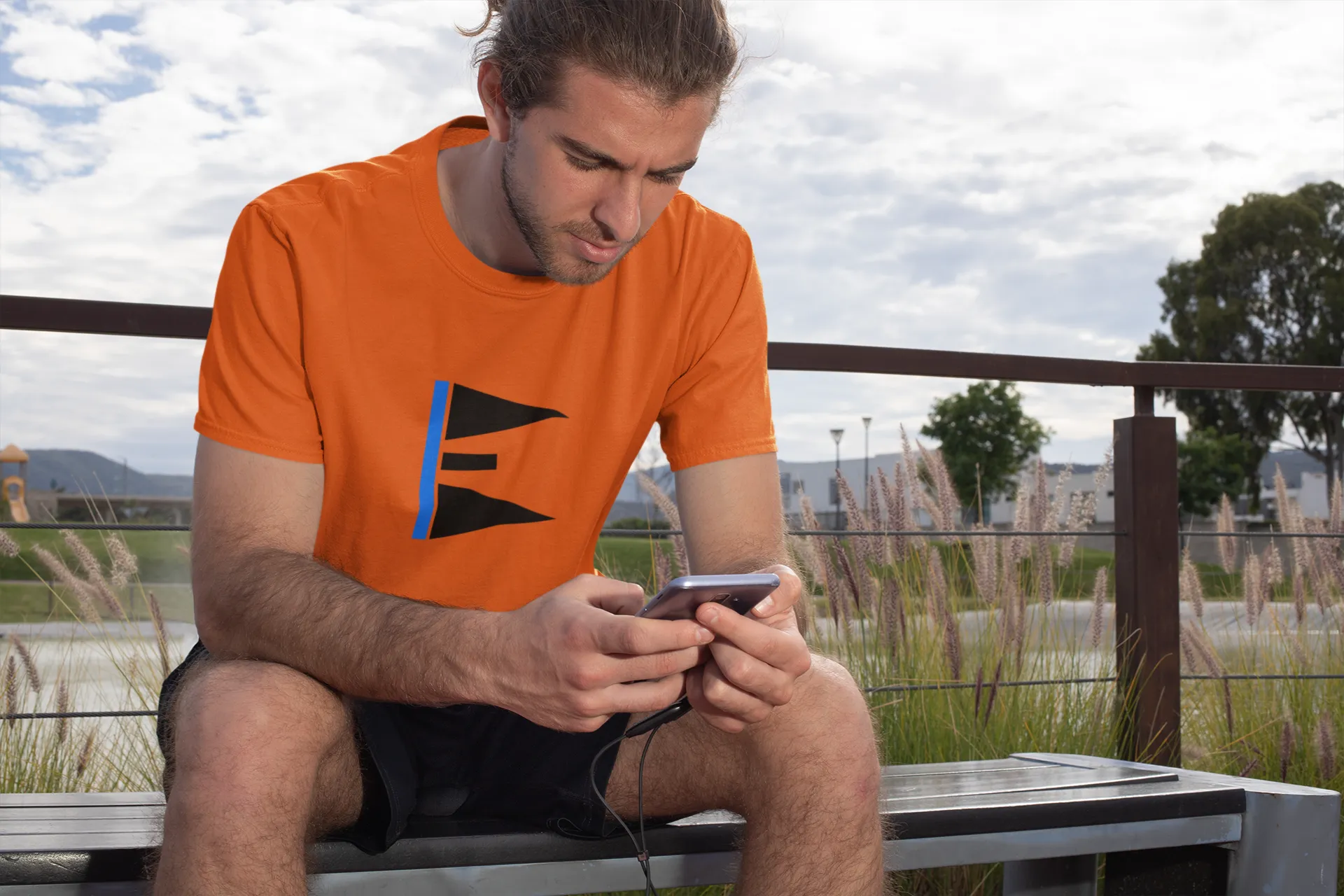 "E" Initial Adult T-shirt