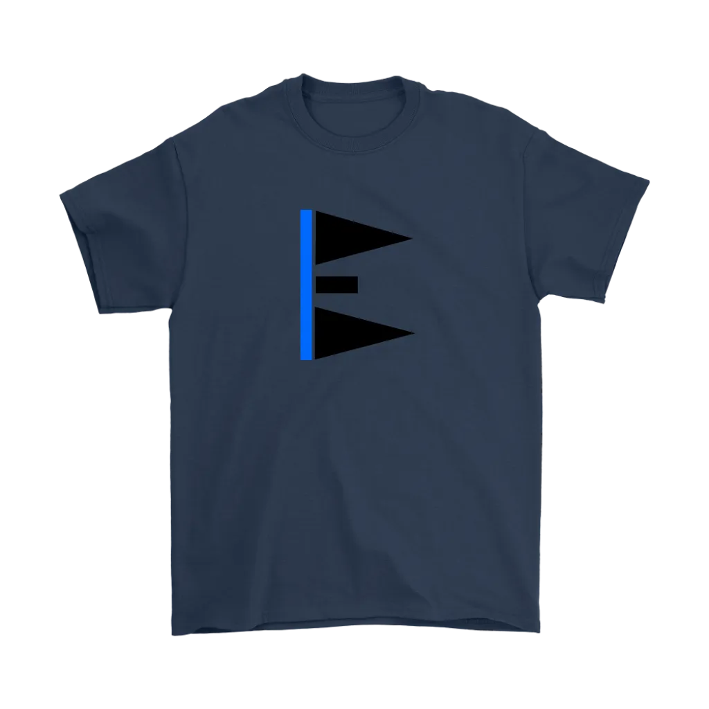 "E" Initial Adult T-shirt