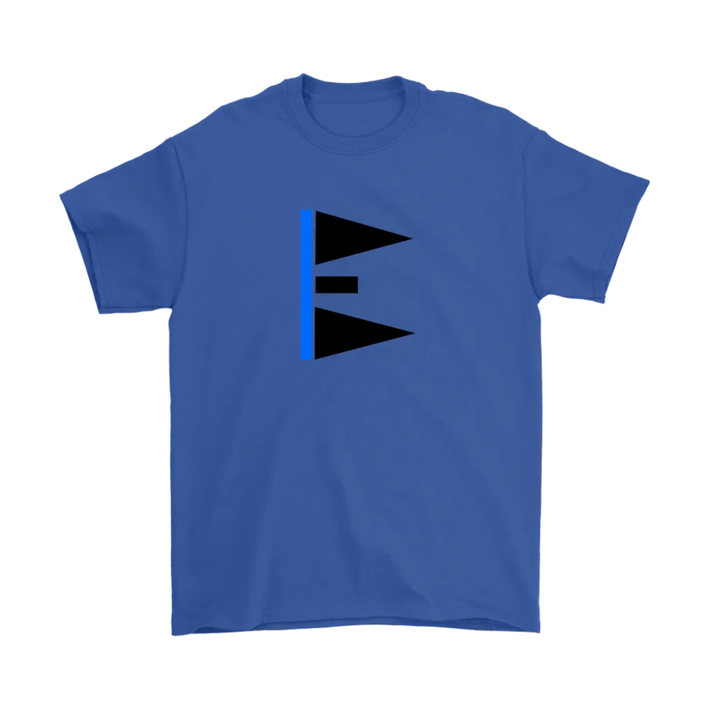 "E" Initial Adult T-shirt