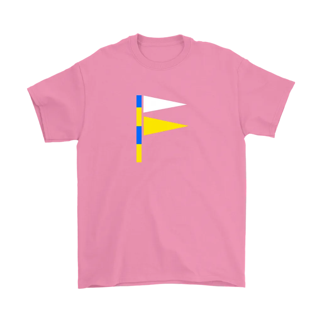 "F" Initial Adult T-shirt