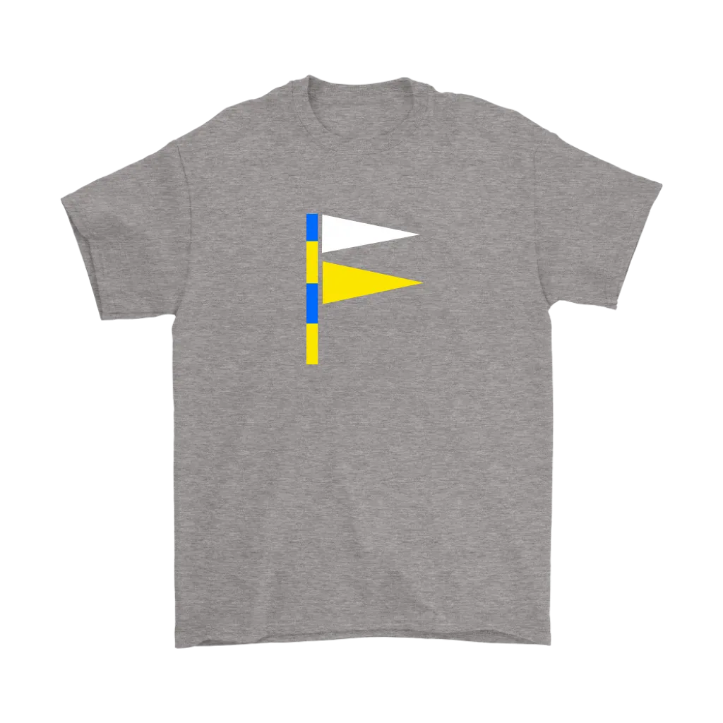 "F" Initial Adult T-shirt