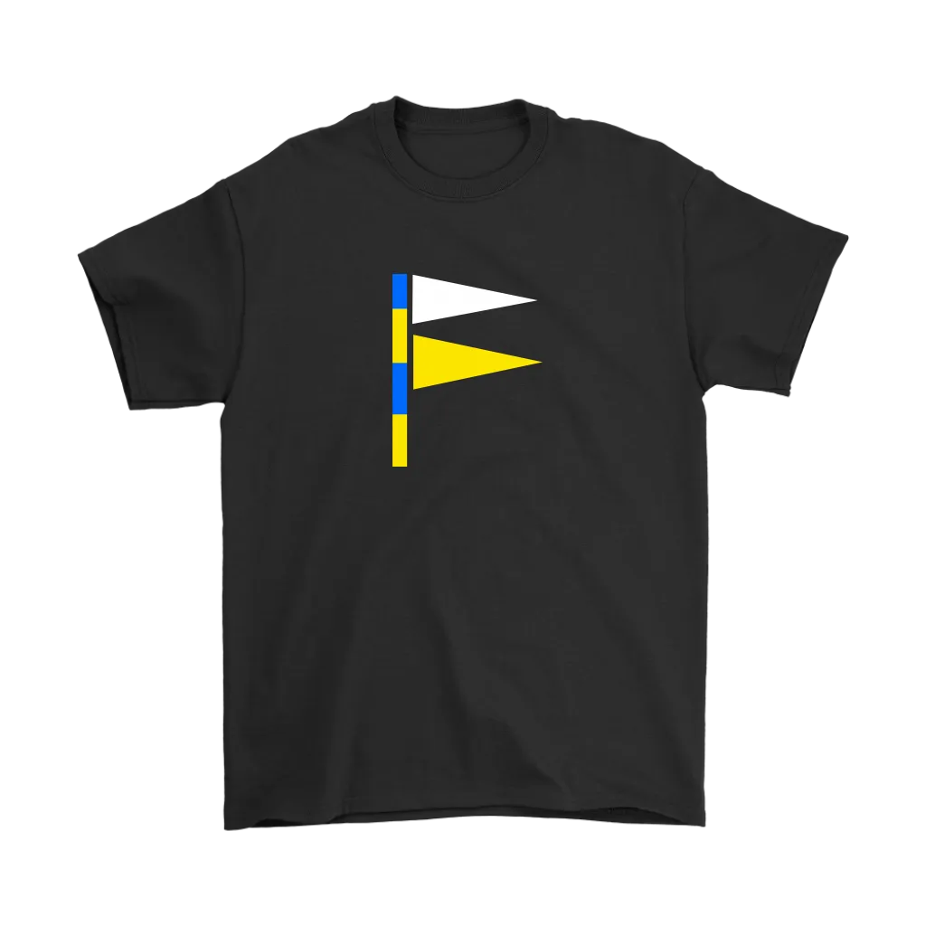 "F" Initial Adult T-shirt