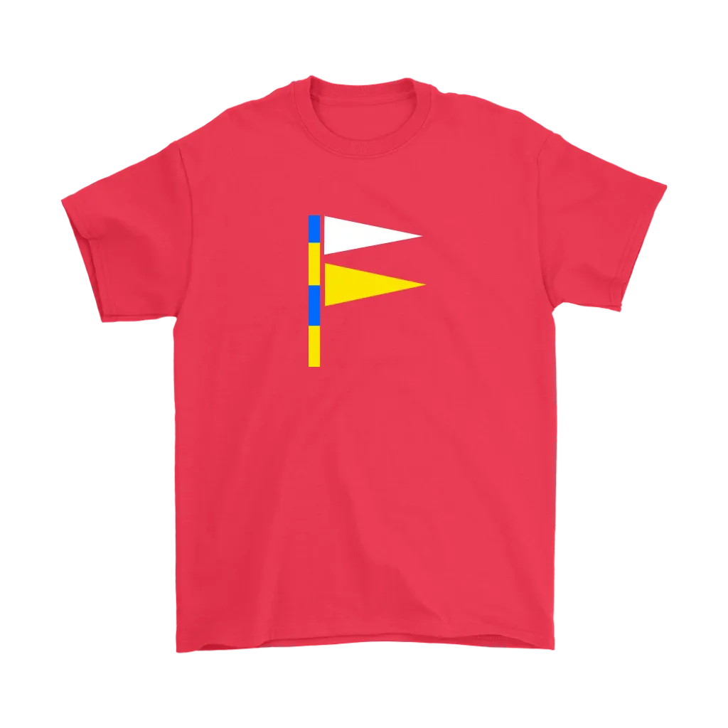"F" Initial Adult T-shirt
